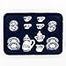 Odoria 1/12 Miniature Porcelain Tea Set 15Pcs Dollhouse Decoration Accessories, Blue Blossom