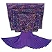 Mermaid Tail Blanket, 74''x 35'' Crochet Mermaid Blankets Seasons Warm Soft Handmade Sleeping Bag, Best Easter Gift for Kids Teens Adult