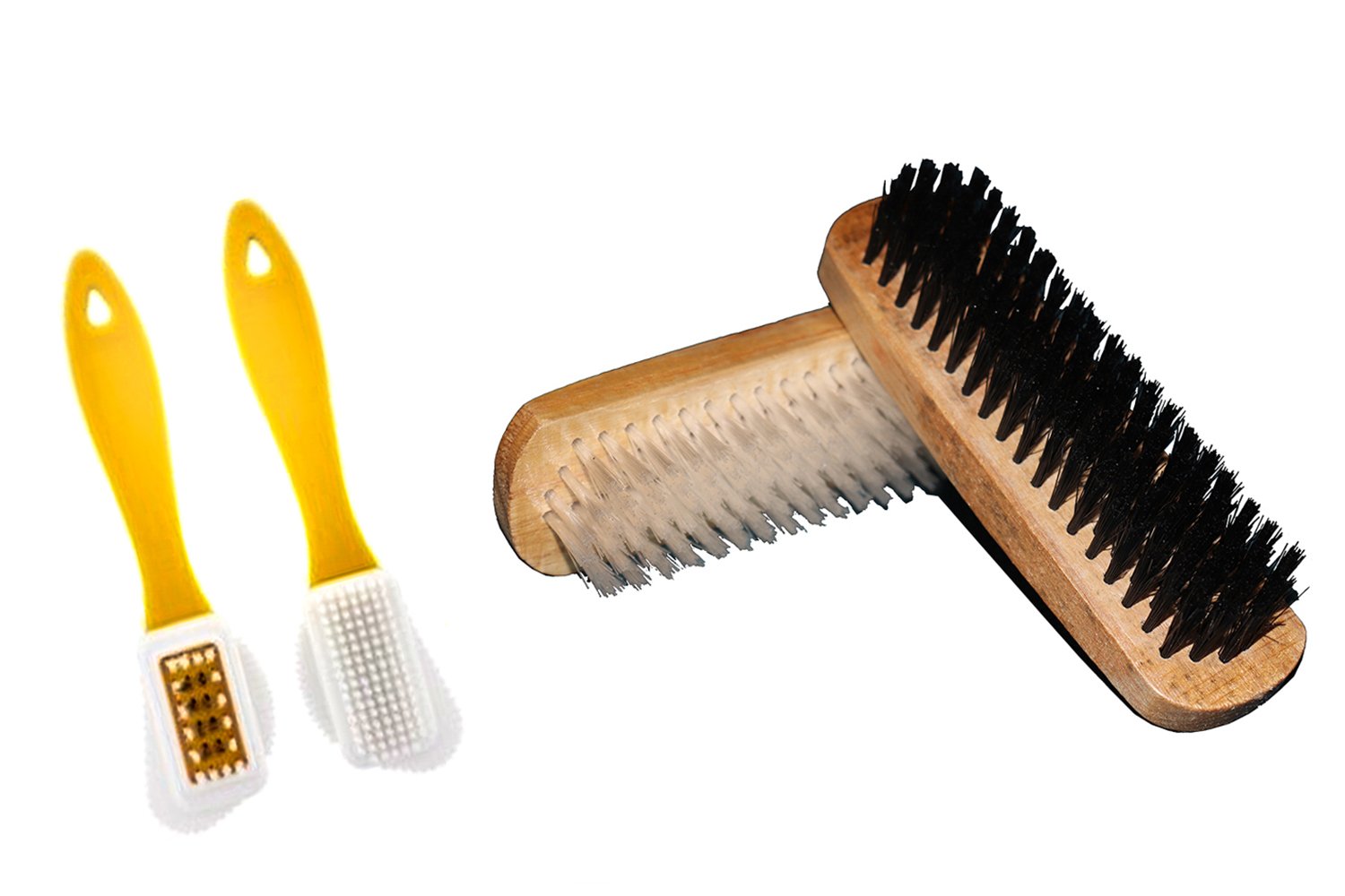 Jump Suede & Nubuck Brush and Jump Shoe Brushes x 2. Clean your suede or nubuch shoes plus shoe shine brush.