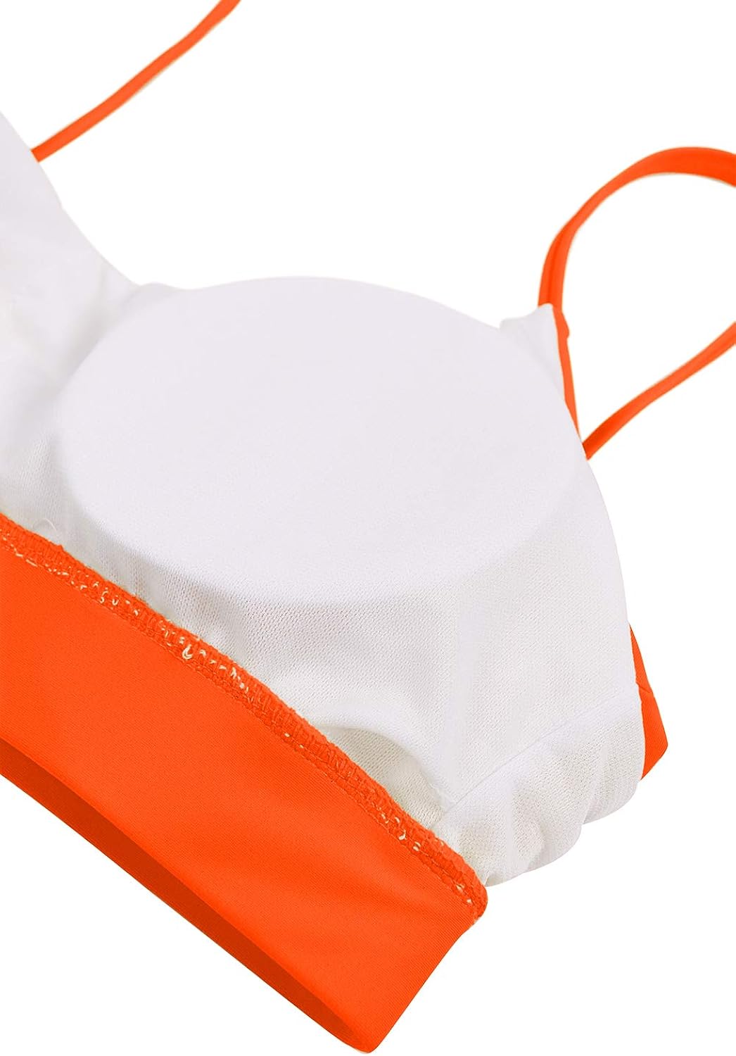 Pink Queen Women's Push Up Pad High Cut High Waisted Cheeky Two Piece Swimsuit: Clothing