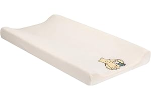 Lambs & Ivy Disney Baby Storytime Pooh Soft Creamy White Changing Pad Cover