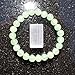 CHARGED Green Aventurine Crystal Bracelet 8mm Round Tumble Polished Stretchy + Selenite Baby Heart Charging Crystal (GAIN CREATIVITY, COURAGE, INDEPENDENCE, PROSPERITY - BALANCES EMOTIONS)