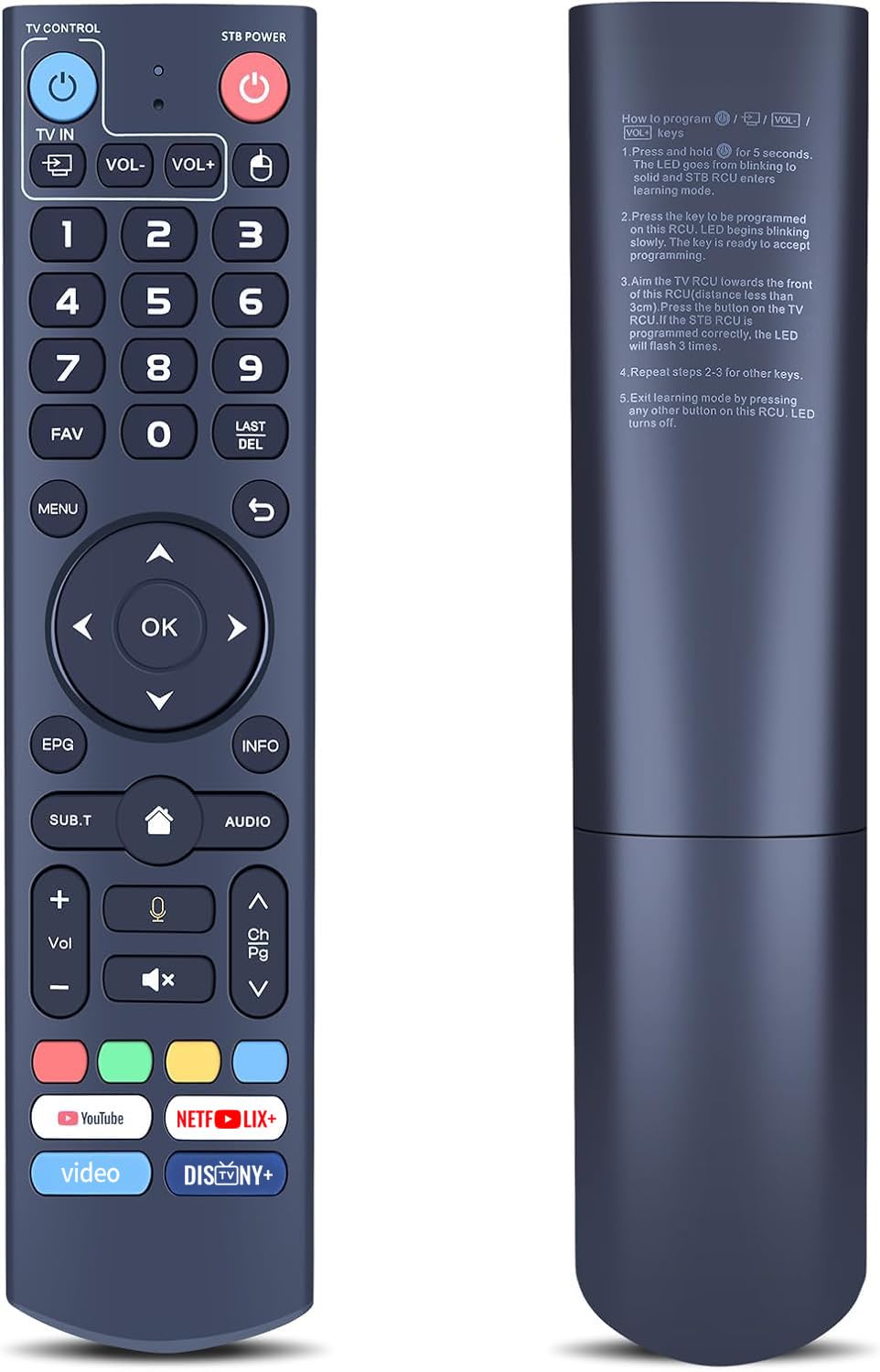 Photo 1 of V3 Pro Replacement Voice Remote Control Compatible with vSeeBox V5 Pro / V3 Plus/V3 Pro / V2 Pro / V1 Pro/V1 Max/Elite/Max