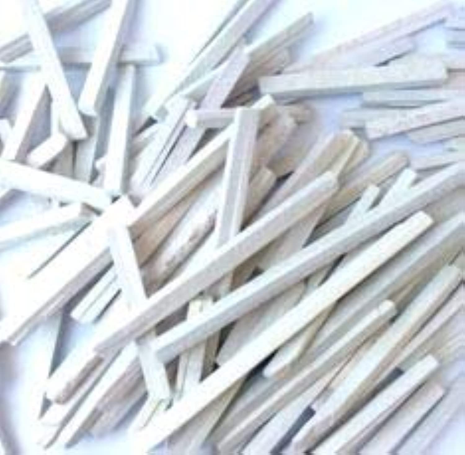 EARTH-NATURAL 50 Pcs, White Slate Pencils, Cut From Natural Stone