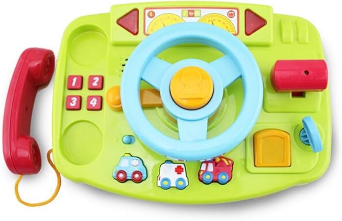 Amazon Wishtime 他社とは違う Go Go おでかけハンドル メロディ 光る 音 おもちゃ 電話 手遊びいっぱい お誕生日プレゼント 並行輸入品 おもちゃ雑貨 おもちゃ