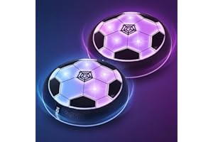 Binggle 2 Pcs Hover Soccer Ball Toys Set, Soccer Gift Idea for Boys Age 6 7 8 9 10 11 12 Years Old, Teen Boys World Cup Christmas Easter Stuffers Valentine Holiday Birthday Present Ball Toy