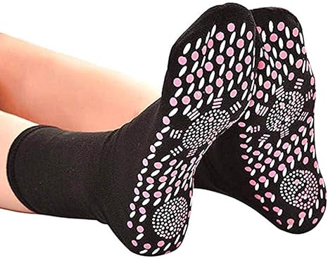 Amazon Co Jp Achicoo 靴下 自己発熱 療法 磁気ソックス 男女兼用 磁気療法 マッサージ ソックス 黒 ワンサイズ ホーム キッチン