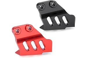 CNszlan Aluminum 7075 Chain Guard Board for LOSI 1/4 Promoto-MX Motorcycle FXR (Red)