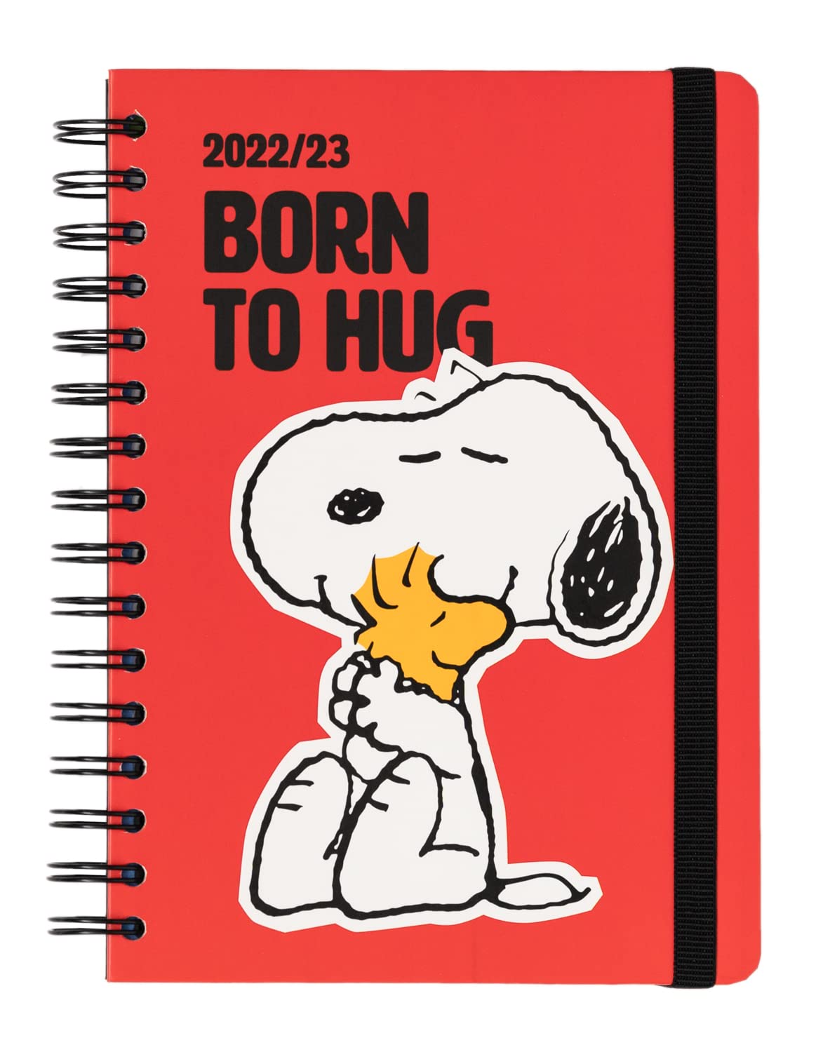 Official Snoopy Diary 2022-2023 | Back To School 12 Months Academic Diary 2022-2023 Week To View A5 | August 2022 - July 2023 | Mid Year Diary 2022 - 2023 With Stickers | Snoopy Gifts — image 1