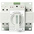110V 2P 63A MCB type Mini Dual Power Automatic Transfer Switches Toggle Controller Change-Over Switch ATS Self Cast Conversion