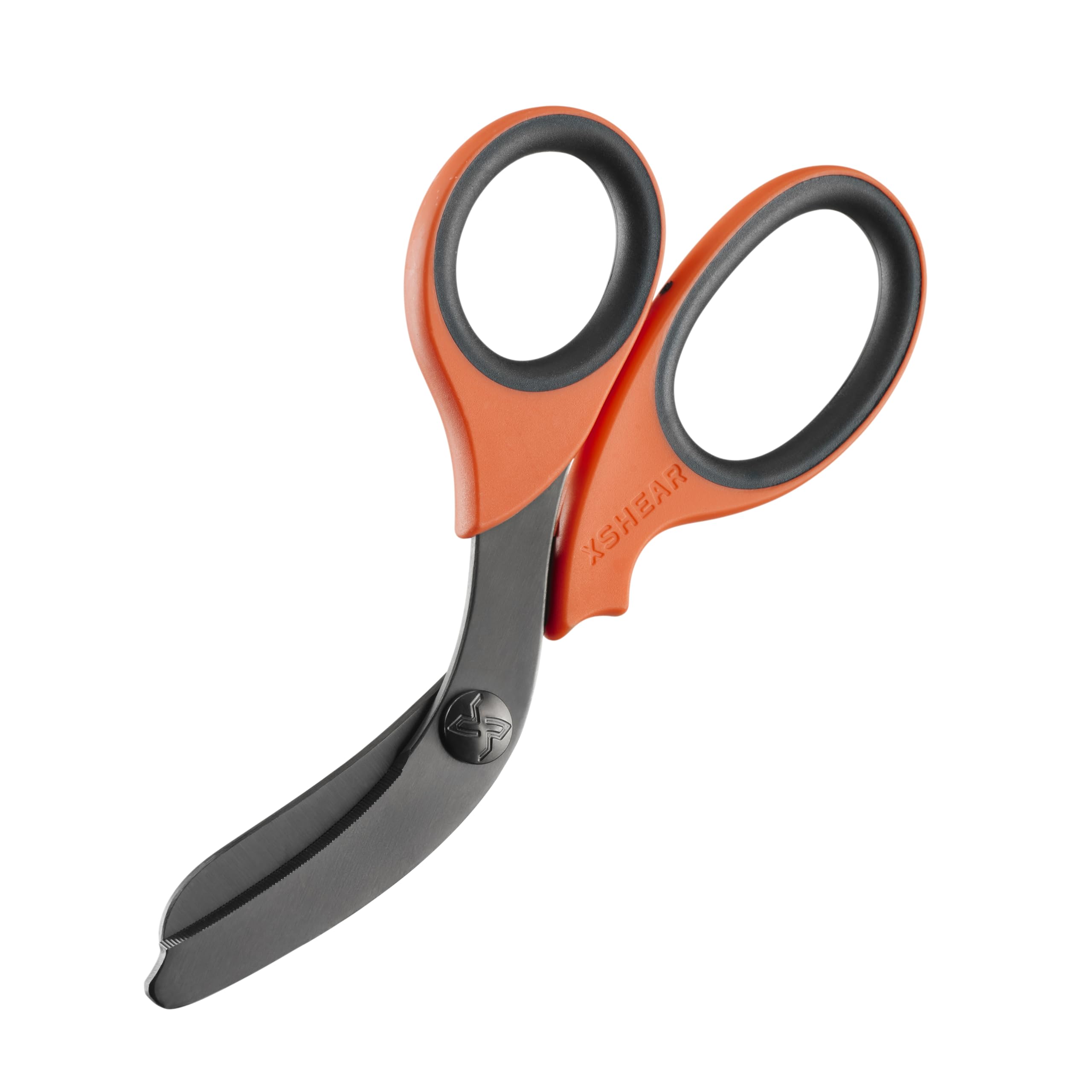XSHEAR 7.5” Extreme Duty Trauma Shears. Tough and Durable Medical Scissors for The Paramedic, EMT, Nurse or Any Emergency Healthcare Provider Orange/Black