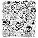 Laptop Stickers, Computer Stickers for Hydro Flask Laptop Water Bottles Car Bumper Skateboard Guitar Luggage Waterproof Vinyl Decals Cool Graffiti Stickers Pack (150 Pcs Black and White Stickers)