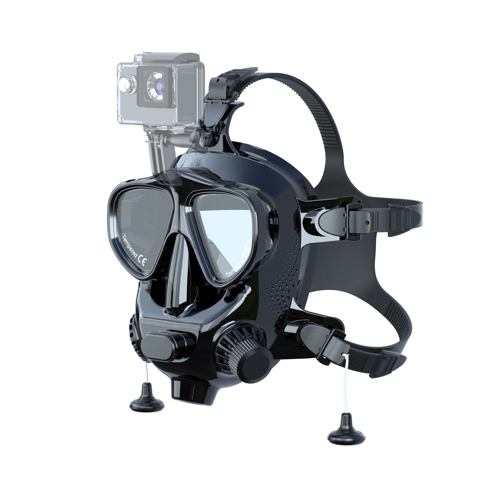SMACO Full Face Diving Mask with Camera Mount, Full Face Scuba