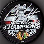 Antoine Vermette Autographed Signed 2015 Stanley Cup Champions Official Champs Puck