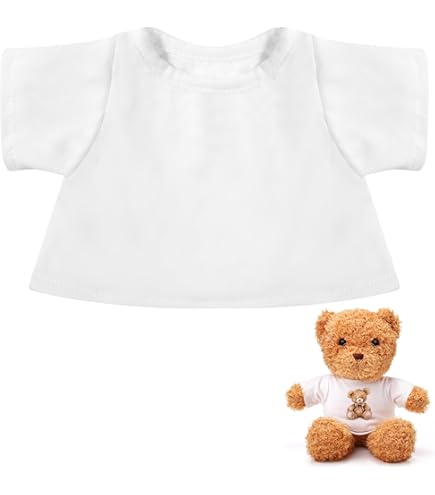 Vêtements Personnalisés Pour Ours En Peluche 20-40 Cm - Sweat Ou Chemise Avec Photo Et Texte - Cadeau Unique