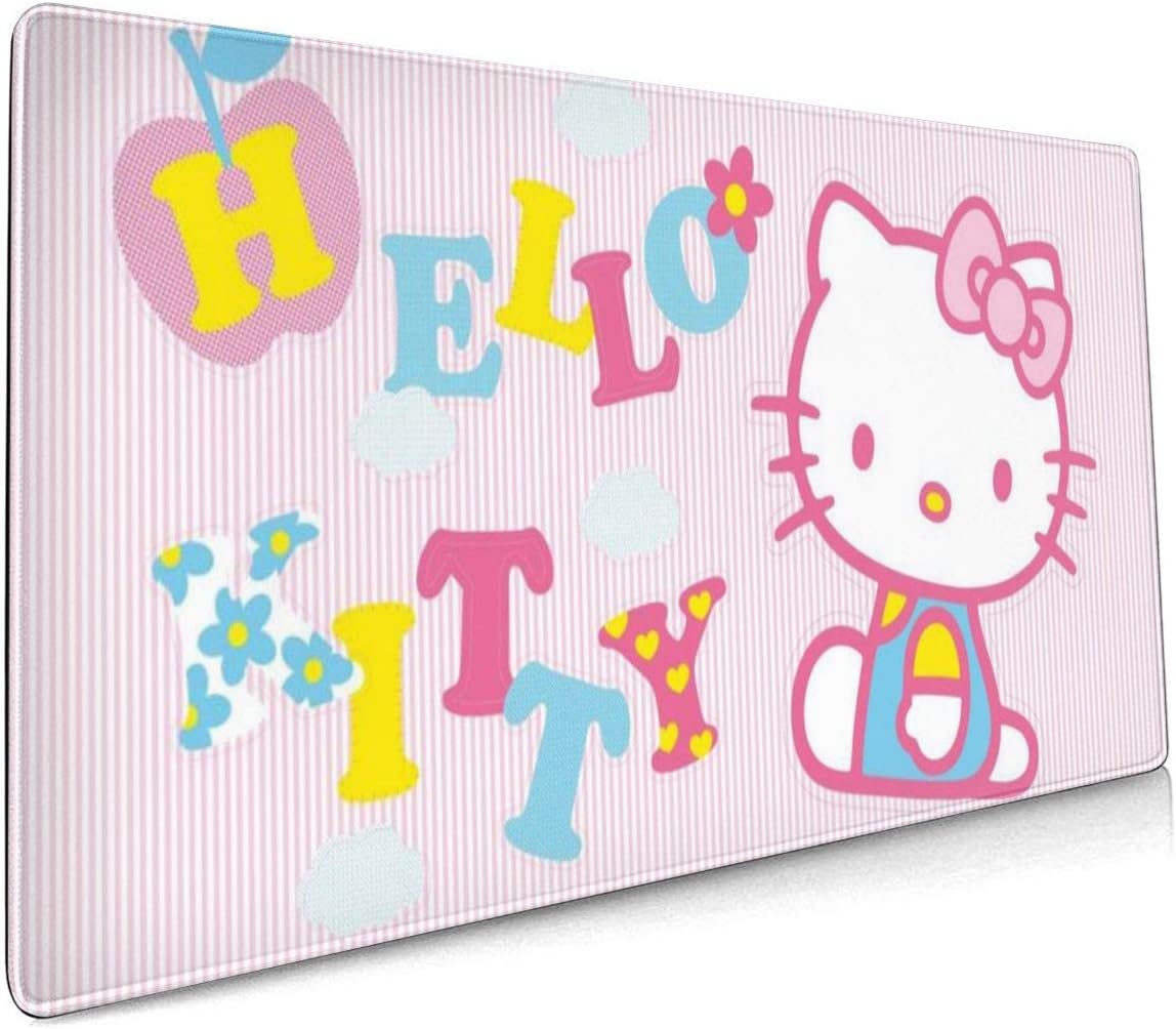 Amazon 壁紙の可愛いハローキティちゃん マウスパッド 大型 90x40x0 3cm ゲーミング最適 おしゃれ かわいい 滑り止めゴム底 付着力が強い 耐久性が良 Wcxddp マウスパッド 通販