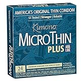 Kimono MicroThin Plus Aqua Lube 24 Condoms
