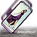 KAMII SWEET-155 3-in-1 Shockproof, Drop-Protection, Hard PC, Soft Silicone Combo Hybrid Impact Defender Heavy Duty Full-Body Protective Case Cover for Samsung Galaxy S8 Plus - Purple/Black