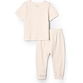 Amazon Essentials x Sofia Grainge Unisex Toddlers and Babies' Pant & Top Set