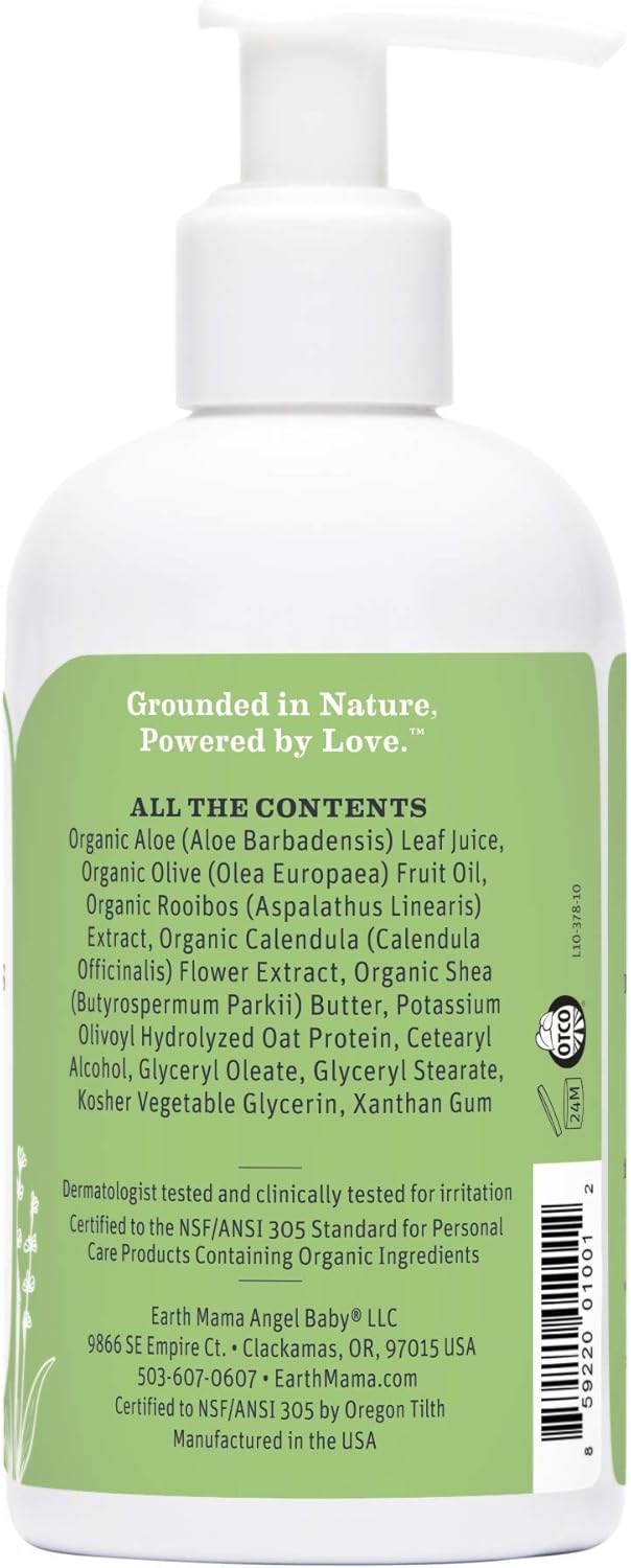 Earth Mama Calming Lavender Baby Lotion with Organic Calendula, 8-Fluid Ounce: Health & Personal Care