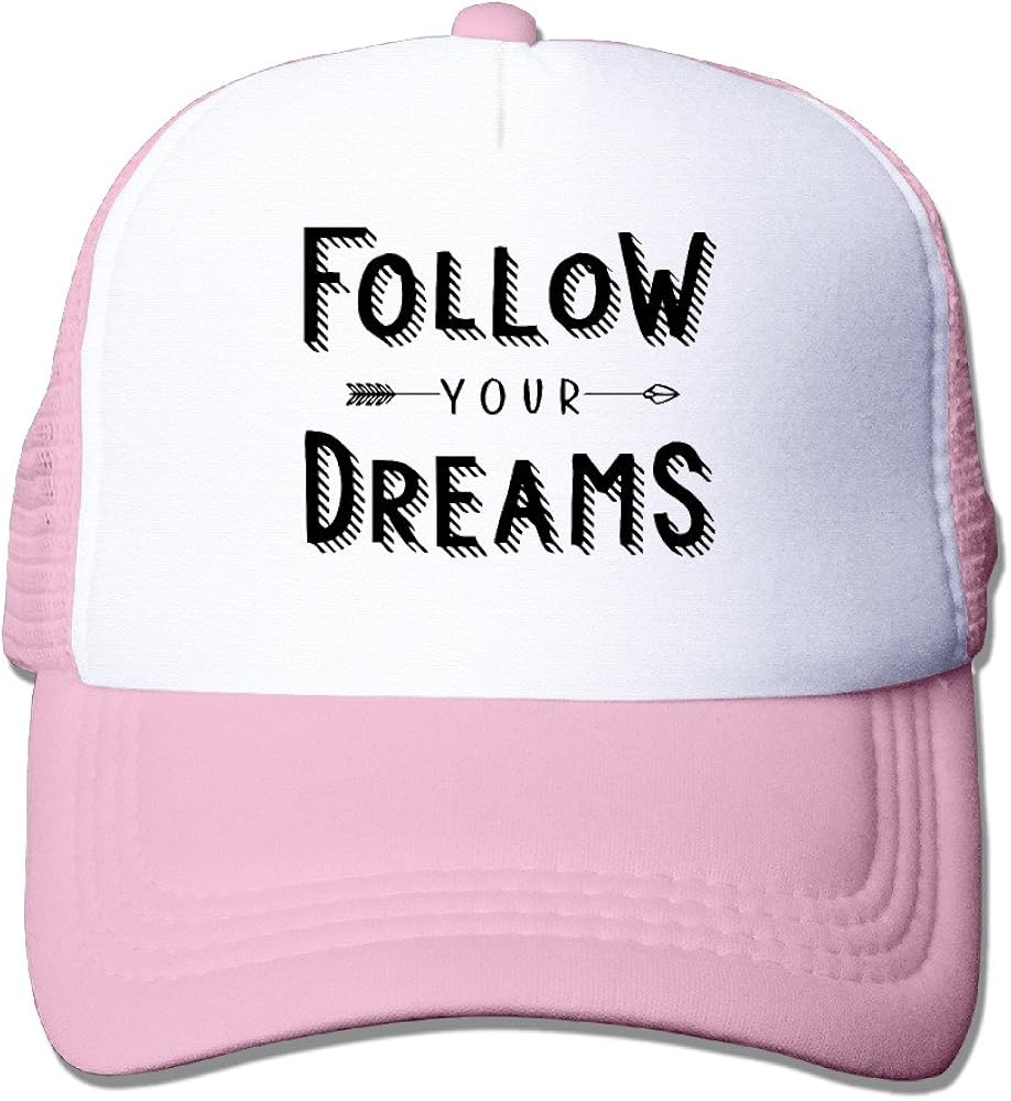 bdrg Follow Your Dreams Caps Unisex Mesh Strapback Hat