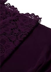 Dressystar Women's Lace Cocktail Dress Hi-Lo Off
