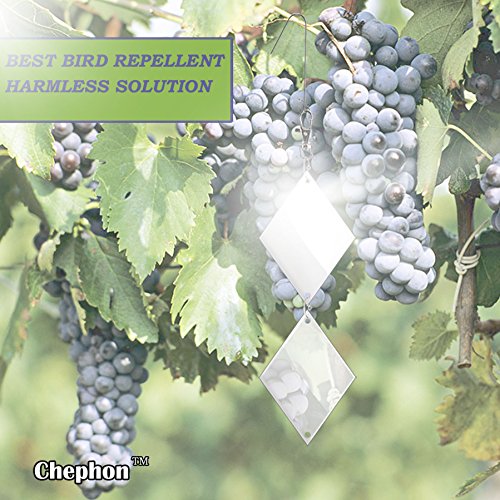 New Version Bird Repellent Discs Set by Chephon TM 16PCS Highly