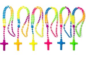 YQZIYOU Rosary Beads Catholic - Confirmation Gifts for Teenage Girl, Colored Silicone Rosary Beads, Rosary for Kids, Soft and Safe Rosary Beads Catholic, Gifts for Girl