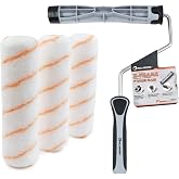 ROLLINGDOG 9 Inch Paint Roller Frame with 3PC 9Inch Paint Roller Sleeves