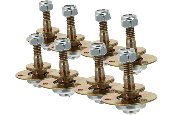 MUSISALY 8pcs Rocking Chair Bearing Connecting Piece Replacement Parts with Iron Material for Easy Repair