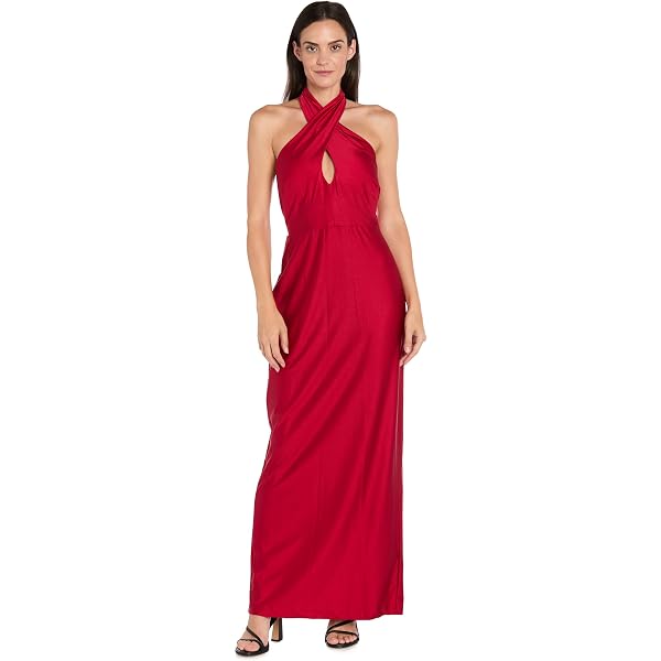 Amazon.com: Donna Morgan Women's Dresses Women's Ruched Maxi Dress - Long  Sleeve Formal Gown with Side Slit - Elegant Evening Dress, Black, 0 :  Clothing, Shoes & Jewelry