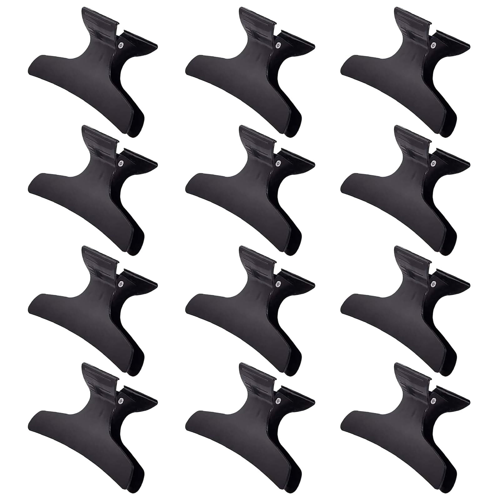 ZISHAN 12 PCS ButterflyHair Clips and Clamps for Thick Hair Styling, Women and Girls Accessories