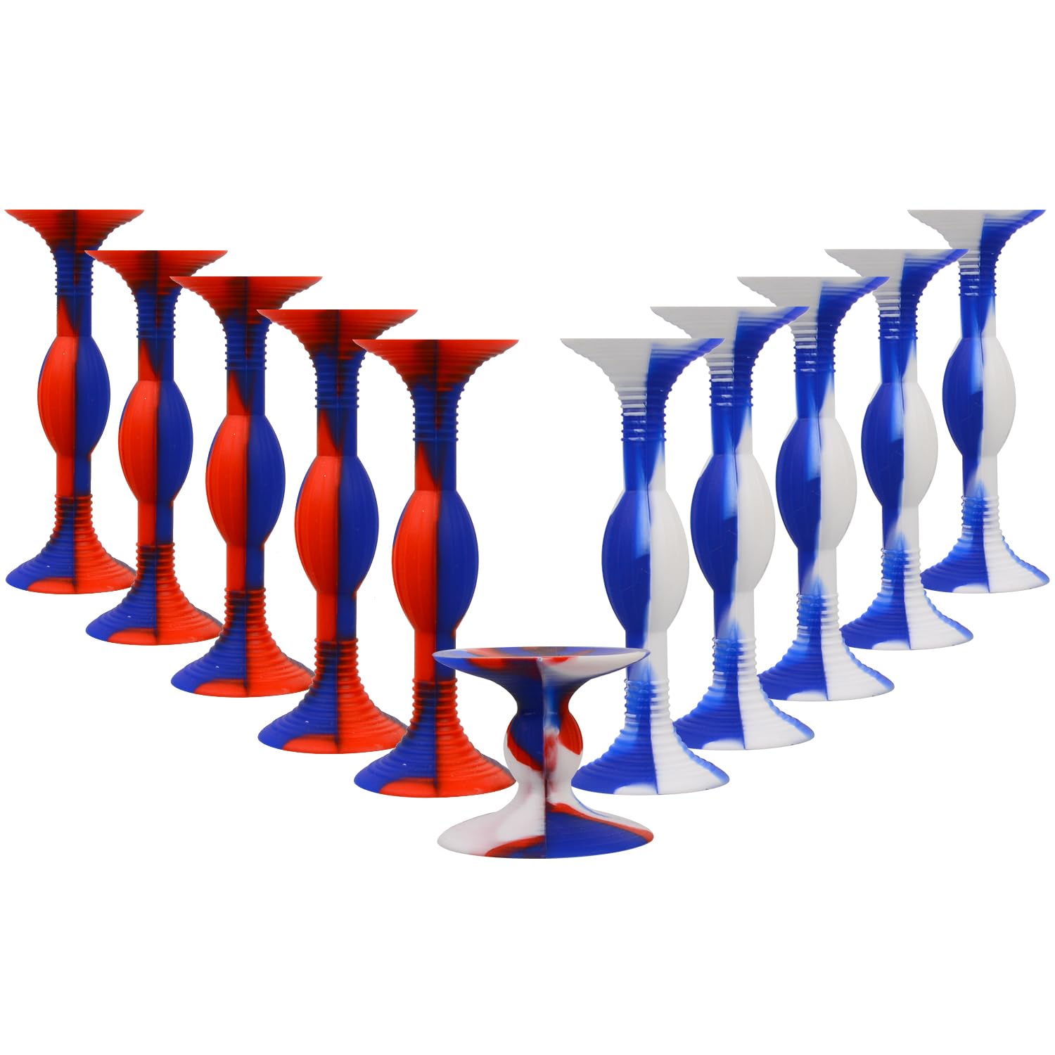 HugOutdoor Flag Colors 10Pcs Suction Cup Darts 11 CM Large Size Silicone Sucker Soft Dart Kids Sticky Toy Indoor Outdoor Throwing Games