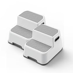 UNCLE WU 2-Step Stool for Kids & Adults
