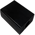 Herco 4-1/2" Solid Rubber Bumper Block w/Elliptical Hole