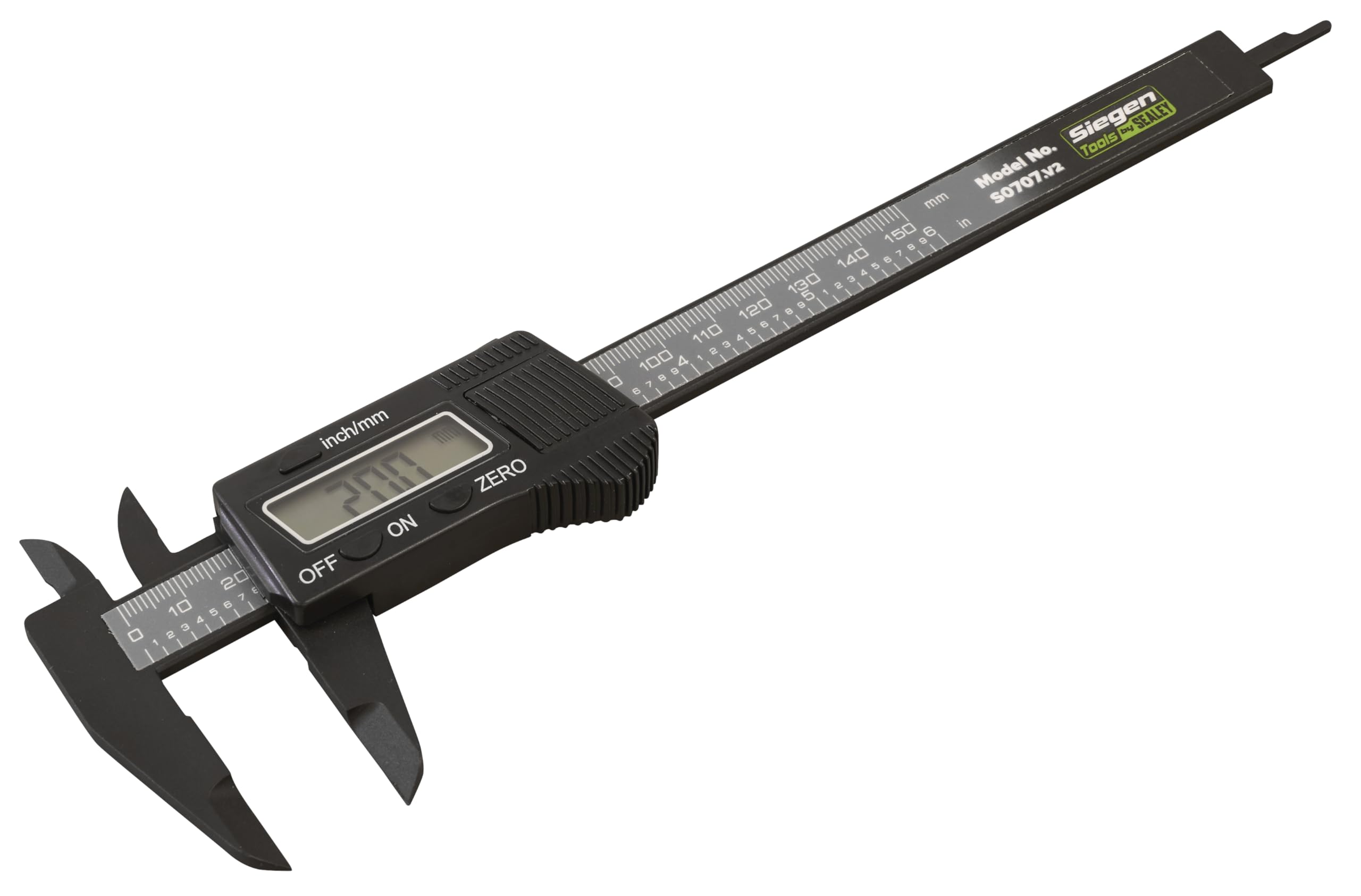 Sealey S0707 Digital Electronic Vernier Calliper, 0-150mm/0-6mm