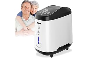 BEEFLY Oxygen Concentrator,1-8L Adjustable Oxygen Concentrator Machine for Home Use Continuous Oxygen Generator with Complete Accessories,Low Noise