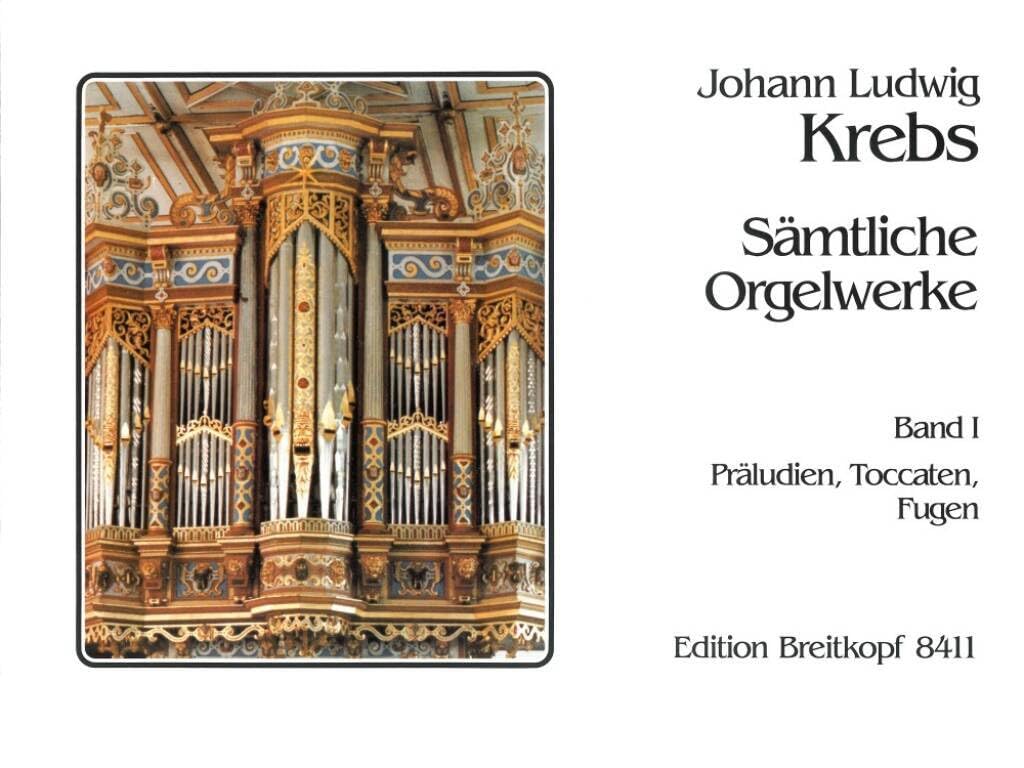 Complete Organ Works, Vol.1 - Preludes, Toccatas, Fugues - Breitkopf Urtext - organ - (EB 8411)