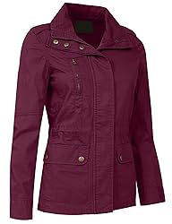 J. LOVNY Women's Versatile Military Anorak Jacket
