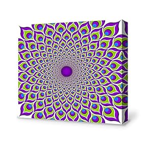 Canvas Wall Art for Living Room,Bedroom Home Artwork Paintings Visual Illusion Ready to Hang - 12x12 inches