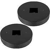 Sewer Cleanout Plug for 3.5" PVC Drain Pipe and Sewer Cleanout Cap Adapter - 2 Pcs
