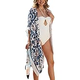 Kimonos for Women Casual Swimsuit Coverup Lightweight Boho Kimono Cardigans for Summer