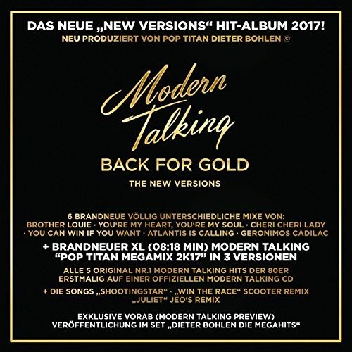 Album Art for Back for Gold by Modern Talking
