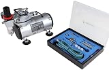Timbertech Airbrush Kit ABPST05 with Air Compressor 3/4 Bar 20-23L/min view 5