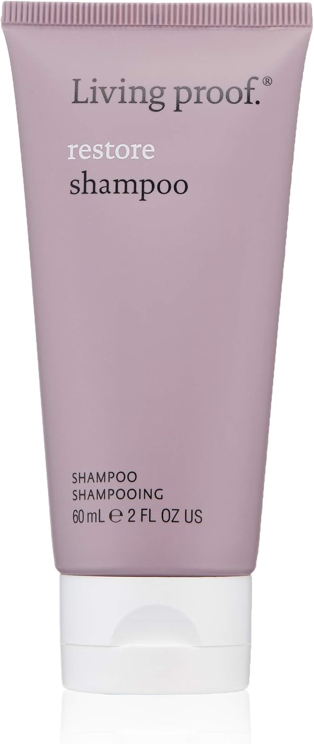 Living Proof 1438 Restore Shampoo 60ml - For Damaged & Dry Hair, White, 60 ml (Pack of 1)