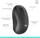 Logitech MK295 Silent Wireless Keyboard and Mouse Combo UK QWERTY Black view 8