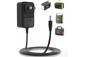 Tinkon 19V 1.5A AC/DC Adapter Power Cord Power Supply Charger Compatible with MARBERO M82, M82MAX, M822, M822MAX, M87, M88, M168 Portable Power Station Solar Generator Lithium Battery