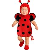 Morph Ladybug Costume Toddler, Lady Bug Costumes For Girls, Bug Costume | Spotted Red Tabard, Detachable Wings, Cozy Hood with Cute Antennae Included, Perfect for Halloween Costumes For Toddlers