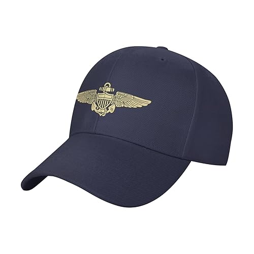Naval Aviator Pilot Wings Baseball Cap Men Classic Dad Hat Adjustable  Plain Hat Navy Blue in Oman Whizz