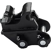 DANWIWEE Mini Excavator Attachments Mechanical Quick Change Hitch for Small Digger Quick Coupler Fit Most of up to 3 tons Excavators